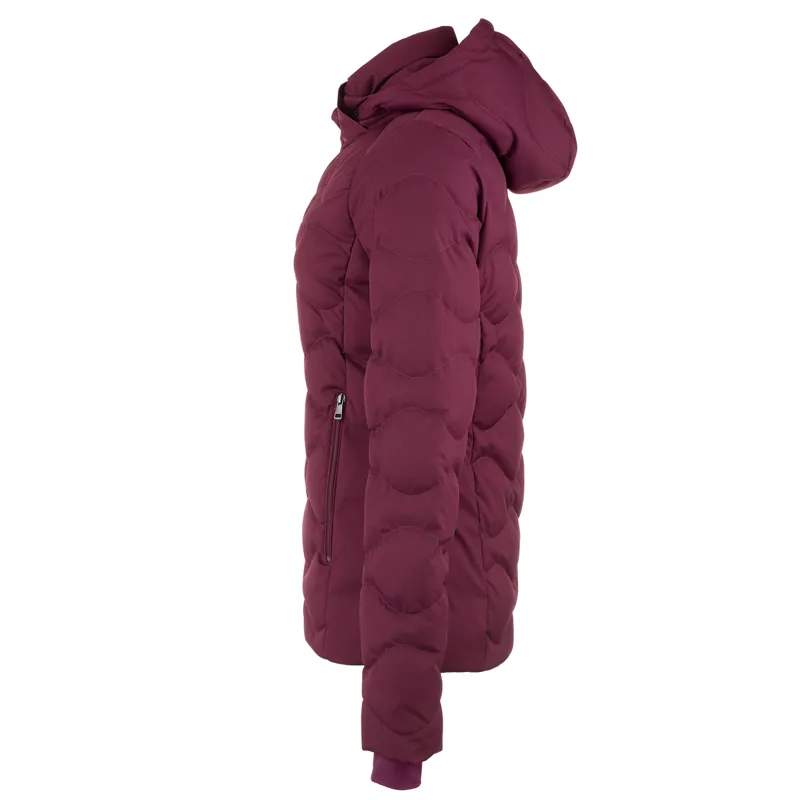 Tommy Hilfiger Women's Mid-Weight Re-Down Jacket - Deep Burgundy-2